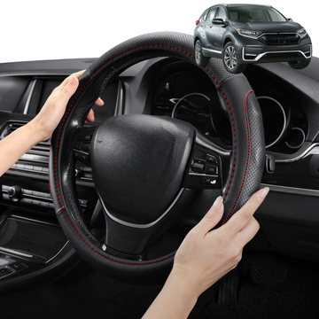 Steering Wheel Cover Pro Extra Layer for Honda CR-V 2017-2022 RW - Breathable & Anti-Slip - Circle 38 cm