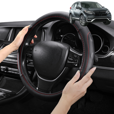 Steering Wheel Cover Pro Extra Layer for Honda CR-V 2017-2022 RW - Breathable & Anti-Slip - Circle 38 cm