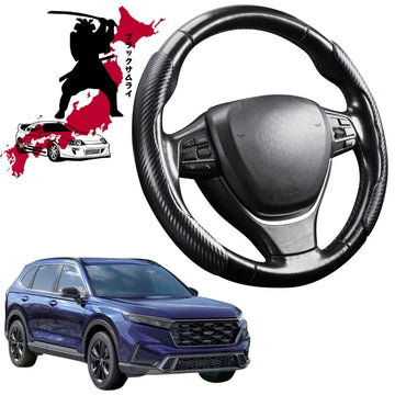 Black Samurai Segmented Steering Wheel Cover for Honda CR-V 2023 - Current (RS)
