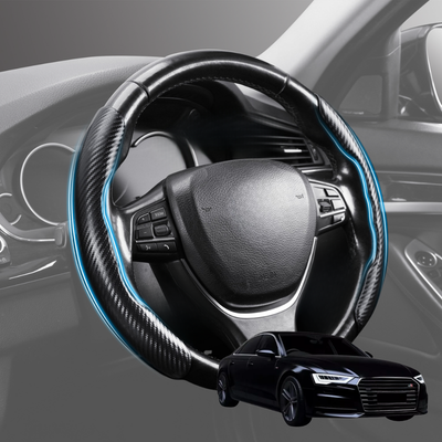 Segmented Steering Wheel Cover for Audi A6 S6 RS6 2011 - 2018 (C7) - Universal Size