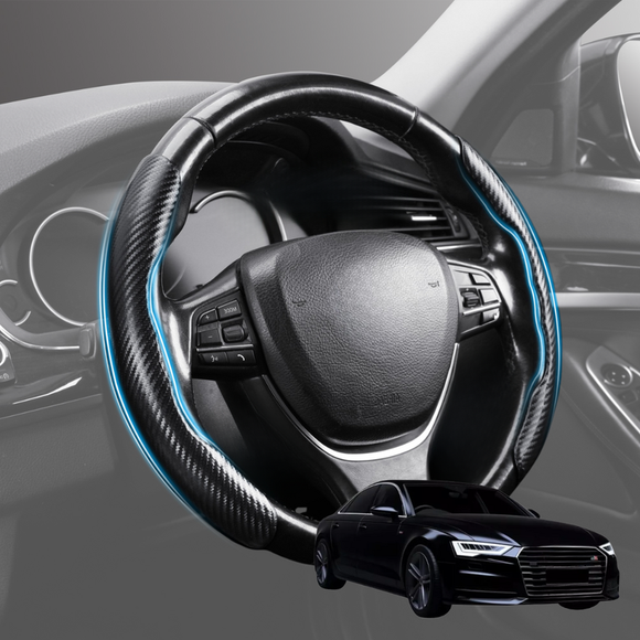 Segmented Steering Wheel Cover for Audi A6 S6 RS6 2011 - 2018 (C7) - Universal Size