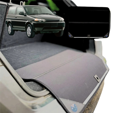 Rear Cargo Boot Bumper Protector for Honda HR-V 1998 - 2006 (2 door) - XL (98 x 55) - Black