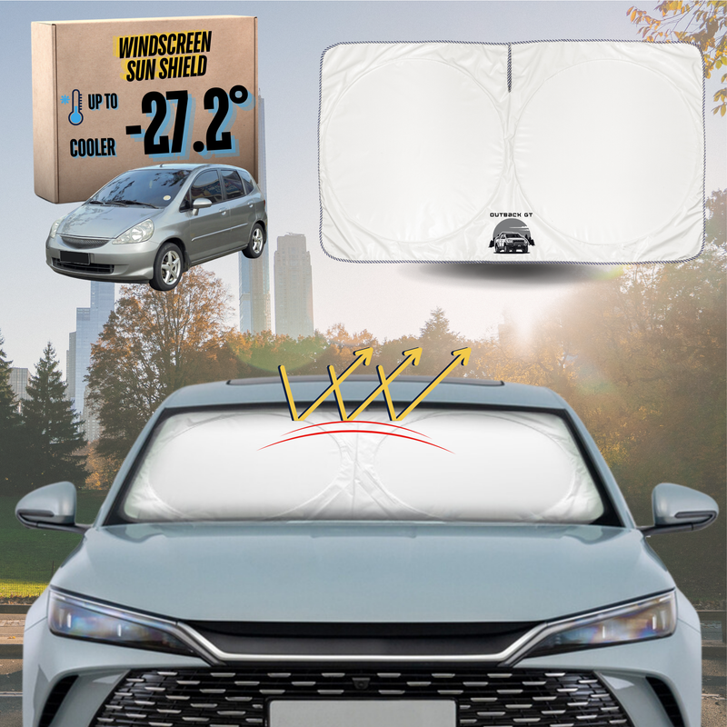 Front Windscreen Sun Shade for Honda Jazz 2002 - 2008 (GD/GE) - Standard 150 x 85 cm