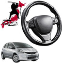Black Samurai Segmented Steering Wheel Cover for Honda Jazz  2008 - 2014 (FIT GE/GG)-1