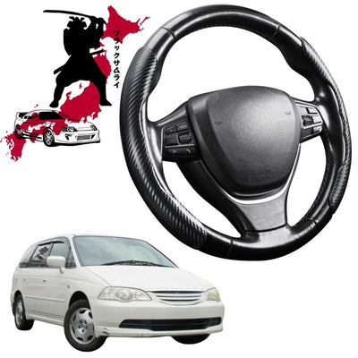 Black Samurai Segmented Steering Wheel Cover for Honda Odyssey 2000 - 2003 (RA6)