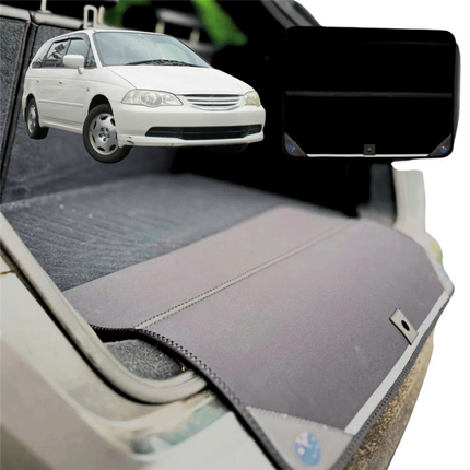 Rear Cargo Boot Bumper Protector for Honda Odyssey 2000 - 2003 (RA6) - Standard (72 x 55) - Black