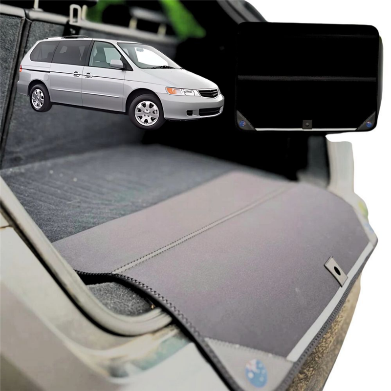 Rear Cargo Boot Bumper Protector for Honda Odyssey 2004 - 2008 - Standard (72 x 55) - Black