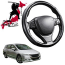 Black Samurai Segmented Steering Wheel Cover for Honda Odyssey 2009 - 2013 Luxury 7 Seater (ViL)-1