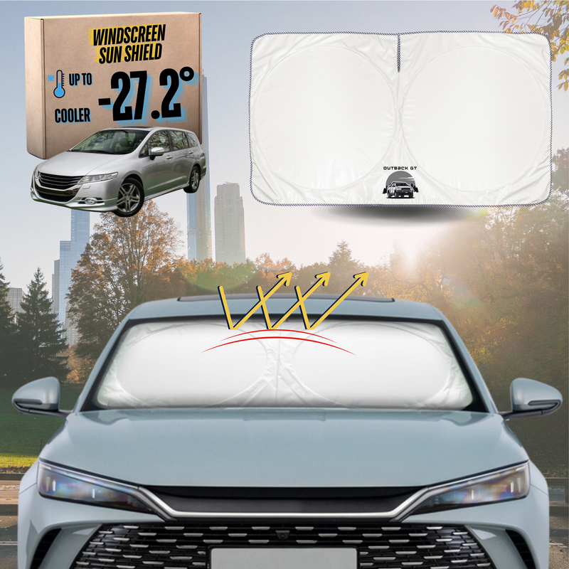 Front Windscreen Sun Shade for Honda Odyssey 2009 - 2013 Luxury 7 Seater (ViL) - XL 160 x 100 cm