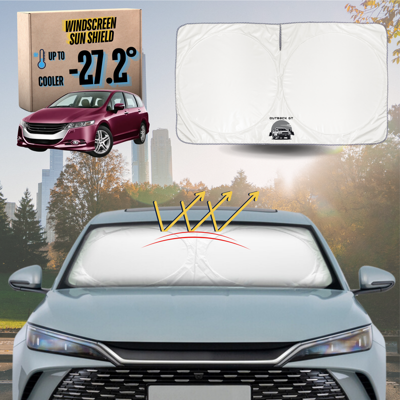 Front Windscreen Sun Shade for Honda Odyssey 2009 - 2013 Standard 8 Seater - XL 160 x 100 cm