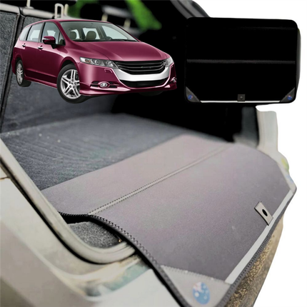 Rear Cargo Boot Bumper Protector for Honda Odyssey 2009 - 2013 Standard 8 Seater - Standard (72 x 55) - Black