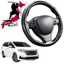 Black Samurai Segmented Steering Wheel Cover for Honda Odyssey 2021 - Current 7 Seater (Vi LX7)-1