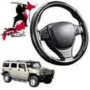 Black Samurai Segmented Steering Wheel Cover for Hummer H2 2003 - 2009-1