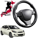 Black Samurai Segmented Steering Wheel Cover for Hyundai Accent 2011 - 2018 (R8)-1