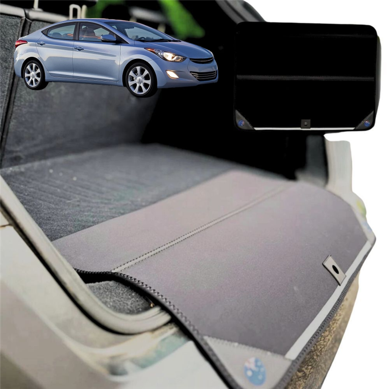 Rear Cargo Boot Bumper Protector for Hyundai Elantra 2011 - 2015 MD - Standard (72 x 55) - Black
