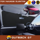 Front Windscreen Sun Shade for Hyundai Elantra 2016 - 2020 AD - Standard 150 x 85 cm - Black-1