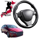 Black Samurai Segmented Steering Wheel Cover for Hyundai Elantra 2016 - 2020 AD-1