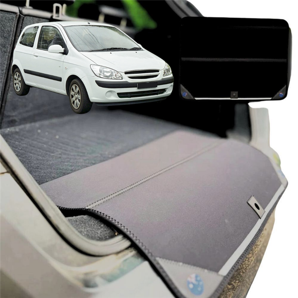 Rear Cargo Boot Bumper Protector for Hyundai Getz 2002 - 2011 TB - Standard (72 x 55) - Black