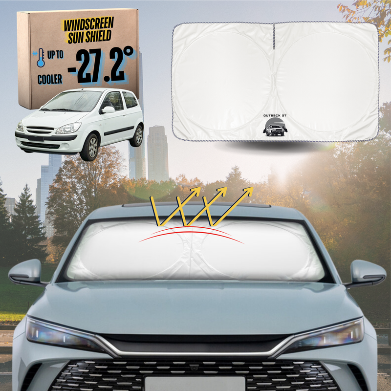 Front Windscreen Sun Shade for Hyundai Getz 2002 - 2011 TB - Standard 150 x 85 cm