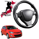 Black Samurai Segmented Steering Wheel Cover for Hyundai i20 2008 - 2015 (PB/PBT)-1