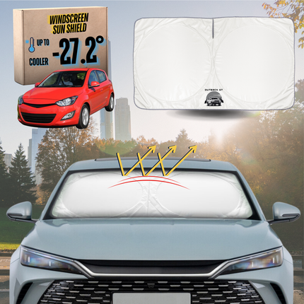 Front Windscreen Sun Shade for Hyundai i20 2008 - 2015 (PB/PBT) - Standard 150 x 85 cm