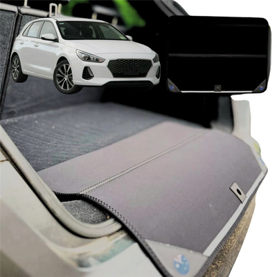 Rear Cargo Boot Bumper Protector for Hyundai i30 2017 - 2021 (PD Hatch/Fastback) - Standard (72 x 55) - Black