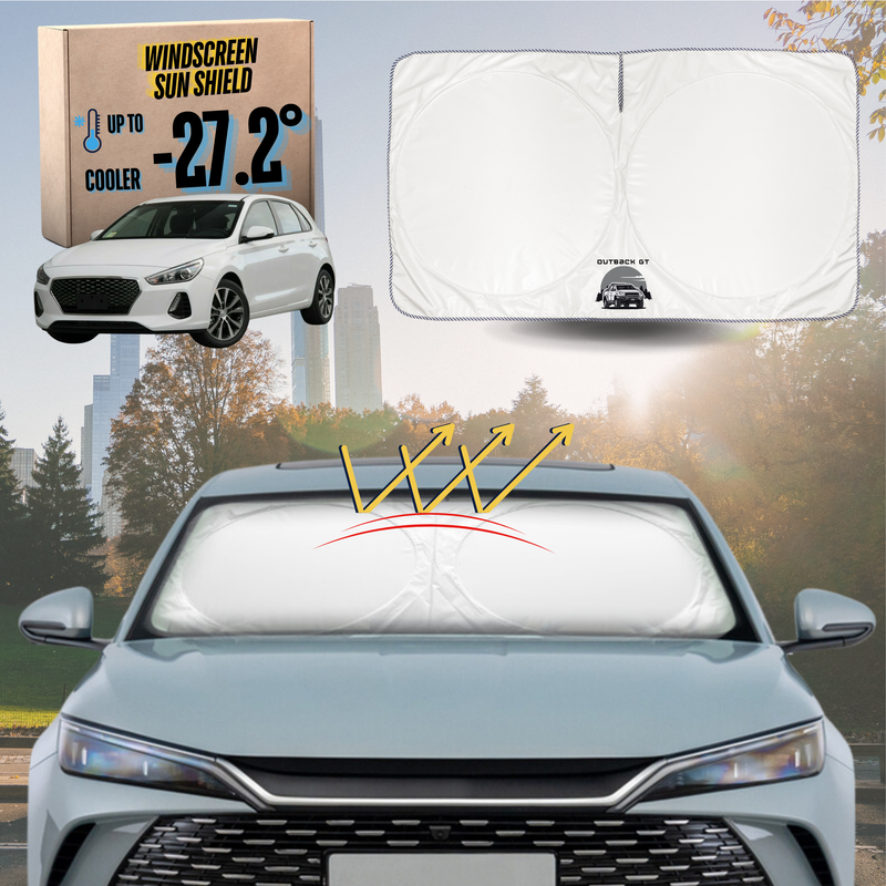 Front Windscreen Sun Shade for Hyundai i30 2017 - 2021 (PD Hatch/Fastback) - Standard 150 x 85 cm