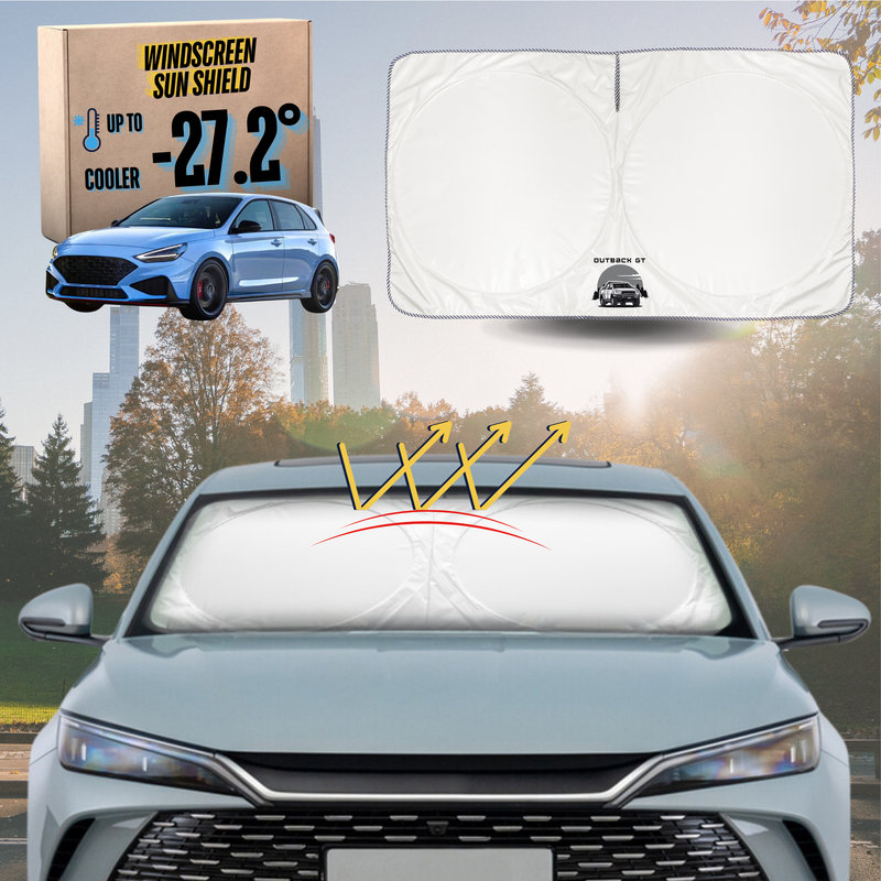 Front Windscreen Sun Shade for Hyundai i30 N 2021 - Current Hatch Fastback - Standard 150 x 85 cm