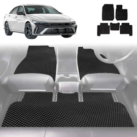 6D Diamond Car Floor Mats for Hyundai i30 N 2021 - Current Sedan - Custom-Fit Carpet Liner
