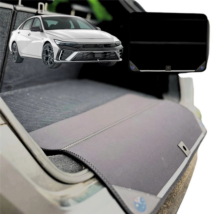 Rear Cargo Boot Bumper Protector for Hyundai i30 N 2021 - Current Sedan - Standard (72 x 55) - Black