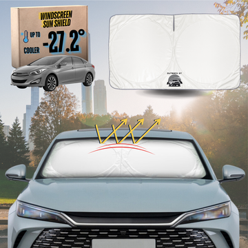 Front Windscreen Sun Shade for Hyundai i40 2012 - Current VF - Standard 150 x 85 cm