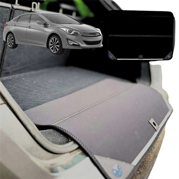 Rear Cargo Boot Bumper Protector for Hyundai i40 2012 - Current VF - Standard (72 x 55) - Black