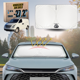 Front Windscreen Sun Shade for Hyundai iLoad 2007 - Current TQ - XL 160 x 100 cm