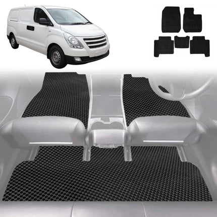 6D Diamond Car Floor Mats for Hyundai iMAX 2007 - Current TQ - Custom-Fit Carpet Liner