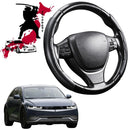 Black Samurai Segmented Steering Wheel Cover for Hyundai IONIQ 5 2021 - Current (NE)-1