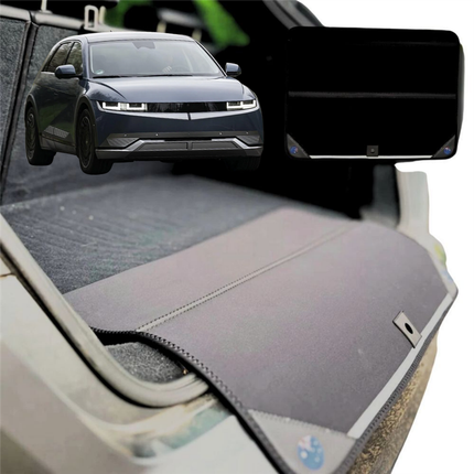 Rear Cargo Boot Bumper Protector for Hyundai IONIQ 5 2021 - Current (NE) - XL (98 x 55) - Black