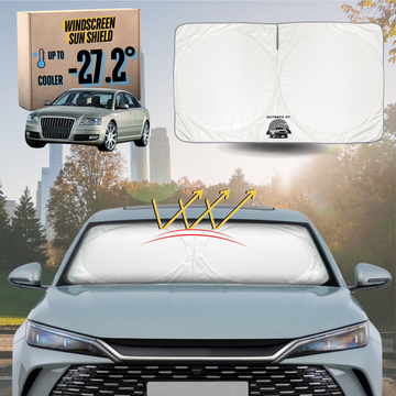 Front Windscreen Sun Shade for Audi A8 S8 2003 - 2008 (D3) - Standard 150 x 85 cm