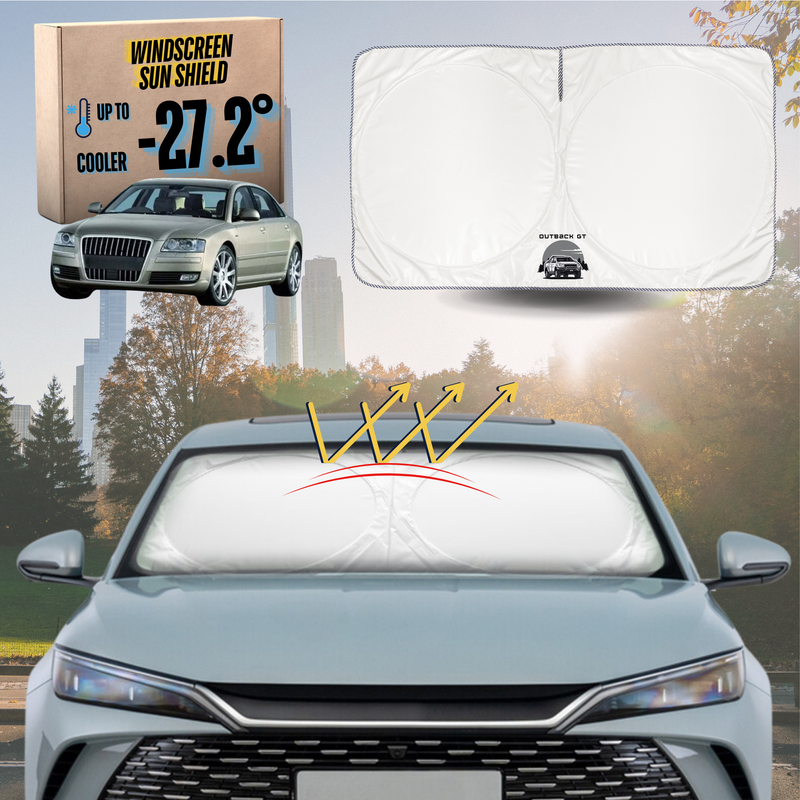Front Windscreen Sun Shade for Audi A8 S8 2003 - 2008 (D3) - Standard 150 x 85 cm