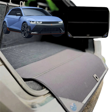 Rear Cargo Boot Bumper Protector for Hyundai IONIQ 5 N 2023 - Current (N.V1 V2 V3 V4) - XL (98 x 55) - Black