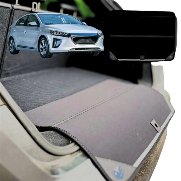 Rear Cargo Boot Bumper Protector for Hyundai IONIQ 2017 - Current (AE) - Standard (72 x 55) - Black