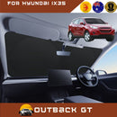 Front Windscreen Sun Shade for Hyundai iX35 2010 - 2015 (LM) - Standard 150 x 85 cm - Black-1