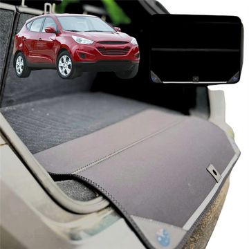 Rear Cargo Boot Bumper Protector for Hyundai iX35 2010 - 2015 (LM) - XL (98 x 55) - Black