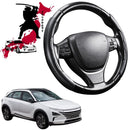 Black Samurai Segmented Steering Wheel Cover for Hyundai NEXO 2021 - Current-1