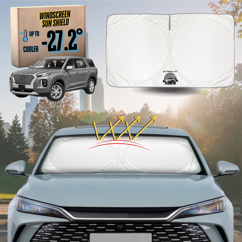 Front Windscreen Sun Shade for Hyundai Palisade 2021 - Current 8 Seater - Standard 150 x 85 cm