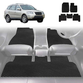 6D Diamond Car Floor Mats for Hyundai Santa Fe 2006 - 2012 CM - Custom-Fit Carpet Liner