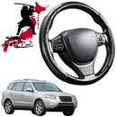 Black Samurai Segmented Steering Wheel Cover for Hyundai Santa Fe 2006 - 2012 CM-1