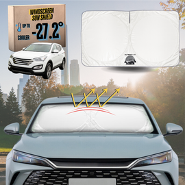 Front Windscreen Sun Shade for Hyundai Santa Fe 2012 - 2018 (DM) - Standard 150 x 85 cm