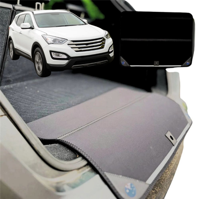Rear Cargo Boot Bumper Protector for Hyundai Santa Fe 2012 - 2018 (DM) - XL (98 x 55) - Black