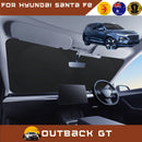 Front Windscreen Sun Shade for Hyundai Santa Fe 2019 - 2024 (TM) - Standard 150 x 85 cm - Black-1