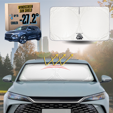Front Windscreen Sun Shade for Hyundai Santa Fe 2019 - 2024 (TM) - Standard 150 x 85 cm